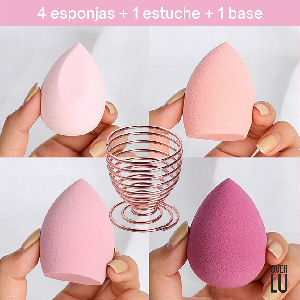 Over Lu – Set 4 Esponja maquillaje facial - Over Lu Over Lu – Set 4 Esponja maquillaje facial - Over Lu